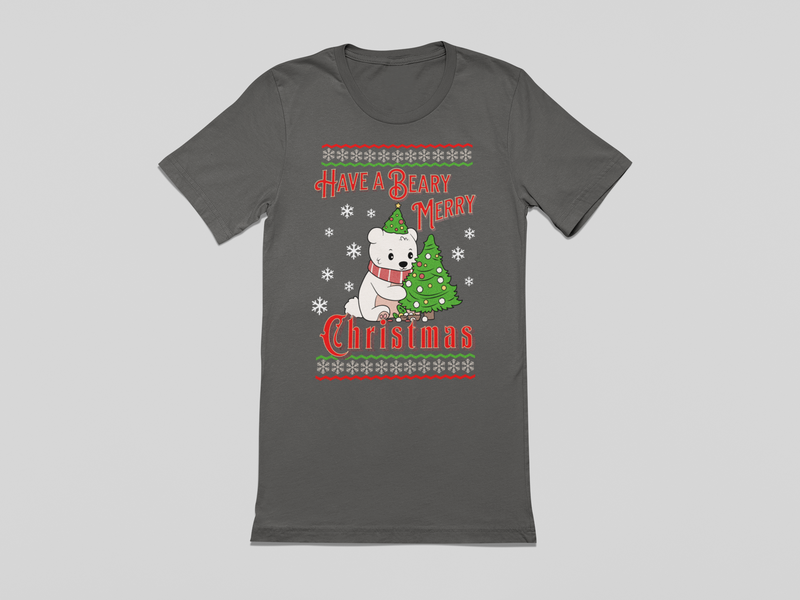 Beary Merry Christmas Unisex T-Shirt