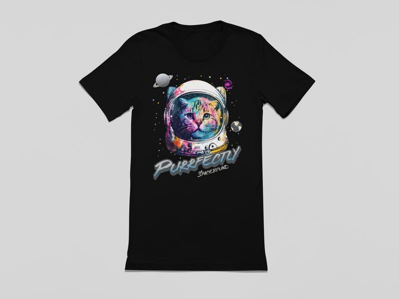 Purrfectly Spacebound Unisex T-Shirt