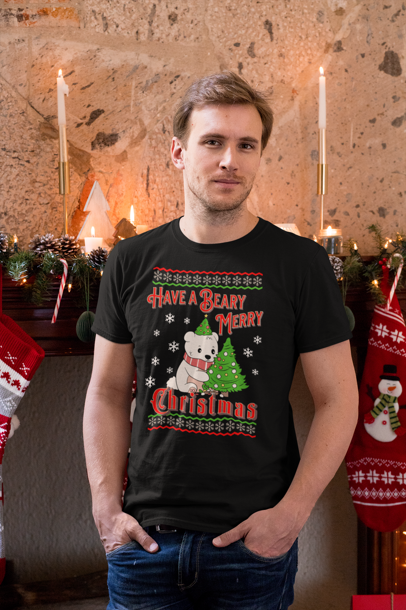 Beary Merry Christmas Unisex T-Shirt